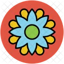 Flower Creative Shape Icon