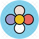 Flower Creative Shape Icon