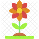 Flower Growth Farming And Gardening Icon