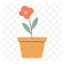 Flower Pot Clipart Icon