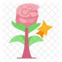 Flower Rose Bucket Icon