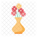 Flower arrangement in ceramic vase  Icon