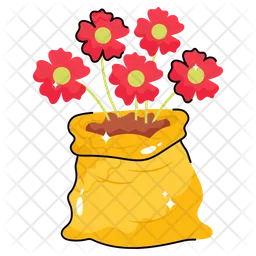 Flower bag  Icon
