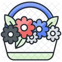 Flower Basket Flower Bucket Flower Icon