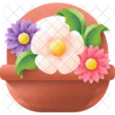 Flower Basket Flower Bucket Flower Icon
