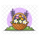 Flower Basket Floral Basket Basket Icon