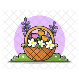 Flower Basket  Icon