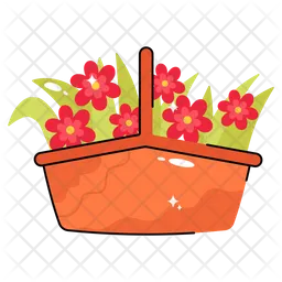 Flower basket  Icon