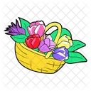 Flower Basket  Icon