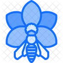 Flower Bee Insect Flower Icon