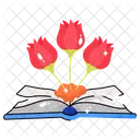 Reading Nature Floral Icon