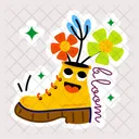 Flower Boot  Icon