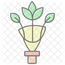 Flower Bouquet Lineal Color Icon Icon