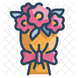 Download Free Flower Bouquet Icon Of Colored Outline Style Available In Svg Png Eps Ai Icon Fonts