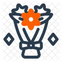 Flower Bouquet Fresh Gift Icon