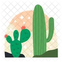 Flower Cactus Cactus Desert Palnt Icon