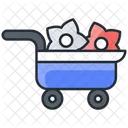 Flower Cart Garden Cart Barrow Icon