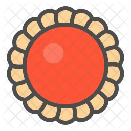 Flower cookie  Icon