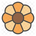 Flower cookie  Icon