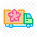Flower Shop Delivery Icon