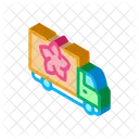 Flower Delivery Truck  Icon