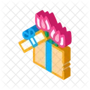 Flower Gift Box Icon