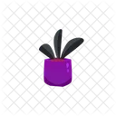 Flower Pot Vector Icon