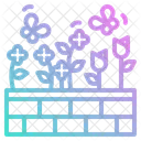 Garden Flower Botanical Icon
