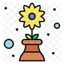 Flower Leaves Nature Icon