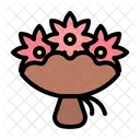 Flower Flower Bucket Wedding Icon