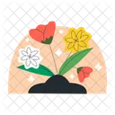 Flower In The Rock  Icon