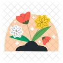 Flower In The Rock  Icon