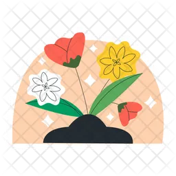 Flower In The Rock  Icon