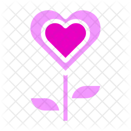 Flower love  Icon