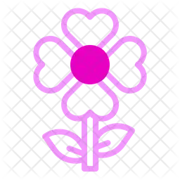 Flower love  Icon