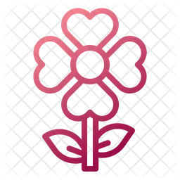 Flower love  Icon