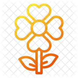 Flower love  Icon