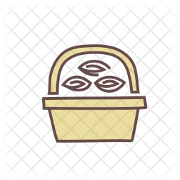 Flower of basket  Icon