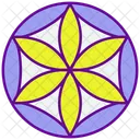 Flower Of Life Symbol Life Symbol Flower Icon