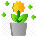 Garden Pot Spring Icon