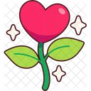 Flower Plant Heart  Icon