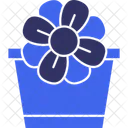 Flower Pot Plant Container Decorative Pot Icon