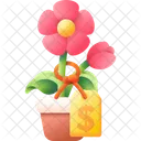 Flower Pot Plant Flower Icon