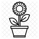 Plant Flower Pot Icon
