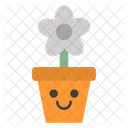 Flower Pot Flower Emoji Emoticon Icon