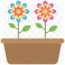 Flower Pot Colored Icon