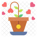 Flower Pot Grow Icon