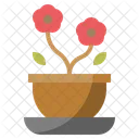 Flower Pot Gardening Plant Icon
