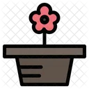 Flower Nature Pot Icon