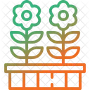 Flower Raised Bed Icon